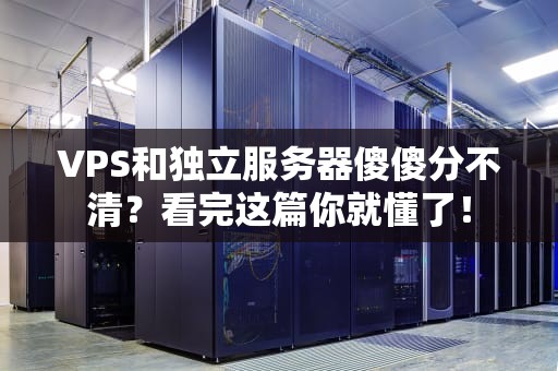 VPS和独立服务器傻傻分不清？看完这篇你就懂了！