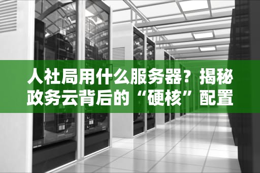 人社局用什么服务器？揭秘政务云背后的“硬核”配置！