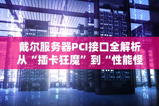 戴尔服务器PCI接口全解析从“插卡狂魔”到“性能怪兽”的终极指南