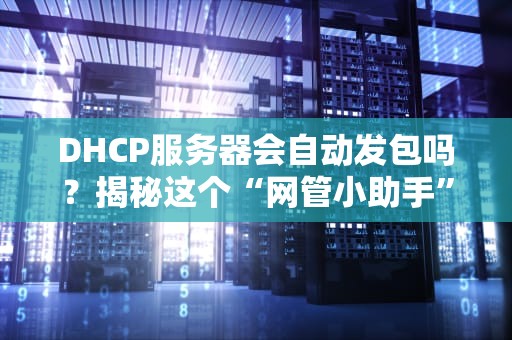 DHCP服务器会自动发包吗？揭秘这个“网管小助手”的偷懒日常