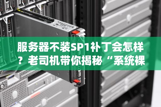 服务器不装SP1补丁会怎样？老司机带你揭秘“系统裸奔”的刺激后果！