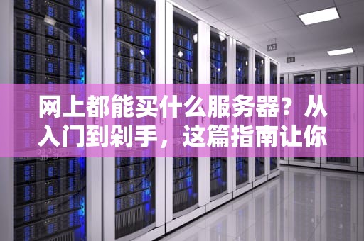 网上都能买什么服务器？从入门到剁手，这篇指南让你不再“云”里雾里！