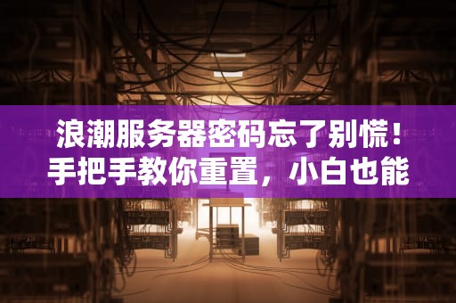 浪潮服务器密码忘了别慌！手把手教你重置，小白也能秒变IT大神