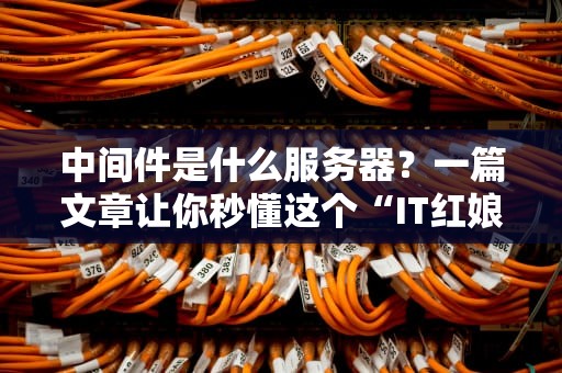 中间件是什么服务器？一篇文章让你秒懂这个“IT红娘”的妙用！