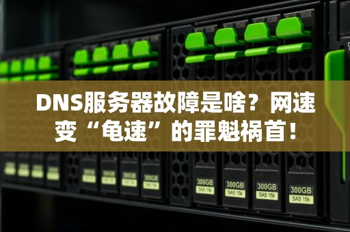 DNS服务器故障是啥？网速变“龟速”的罪魁祸首！