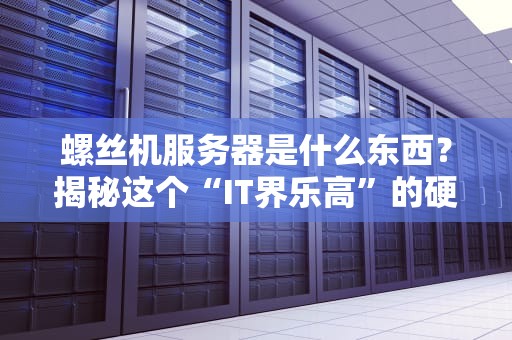 螺丝机服务器是什么东西？揭秘这个“IT界乐高”的硬核玩法！