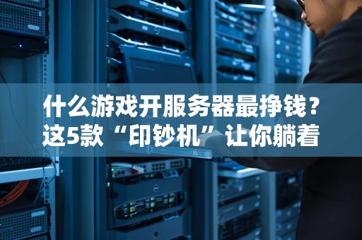 什么游戏开服务器最挣钱？这5款“印钞机”让你躺着数钱！