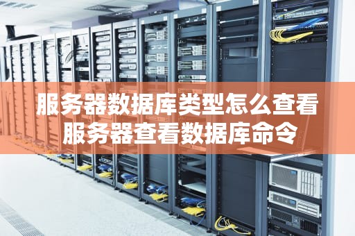 服务器数据库类型怎么查看 服务器查看数据库命令