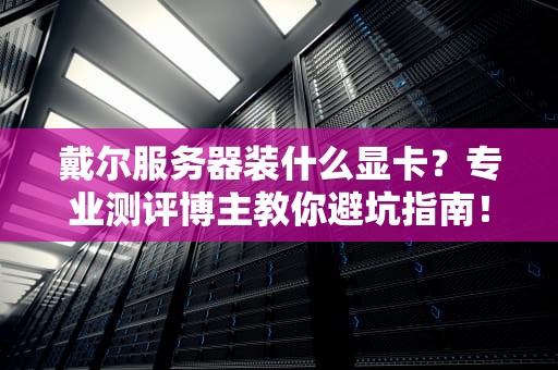 戴尔服务器装什么显卡？专业测评博主教你避坑指南！