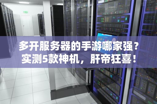 多开服务器的手游哪家强？实测5款神机，肝帝狂喜！