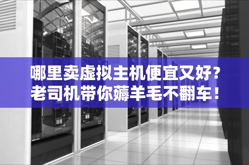 哪里卖虚拟主机便宜又好？老司机带你薅羊毛不翻车！