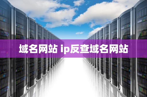 域名网站 ip反查域名网站
