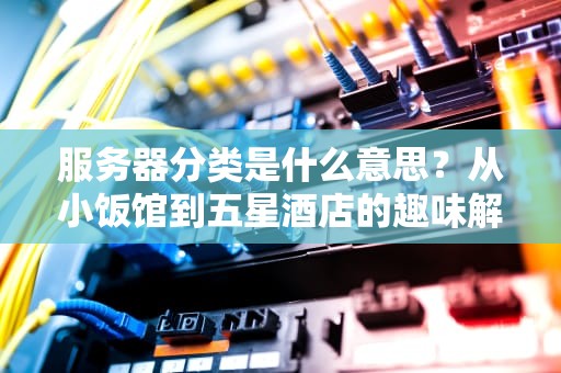 服务器分类是什么意思？从小饭馆到五星酒店的趣味解读