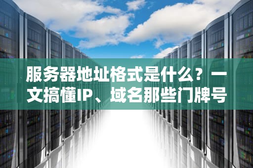 服务器地址格式是什么？一文搞懂IP、域名那些门牌号的玄学！