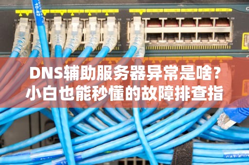 DNS辅助服务器异常是啥？小白也能秒懂的故障排查指南！