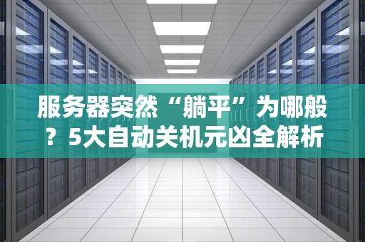 服务器突然“躺平”为哪般？5大自动关机元凶全解析，运维人速看！