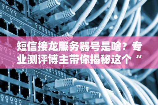 短信接龙服务器号是啥？专业测评博主带你揭秘这个“神秘号码”的真相！