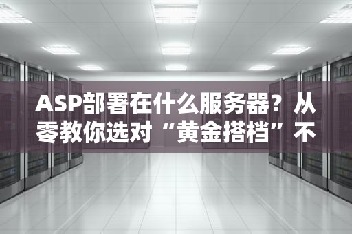 ASP部署在什么服务器？从零教你选对“黄金搭档”不翻车！