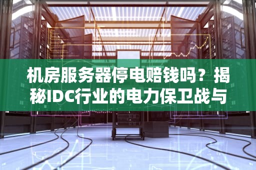 机房服务器停电赔钱吗？揭秘IDC行业的电力保卫战与赔偿套路！