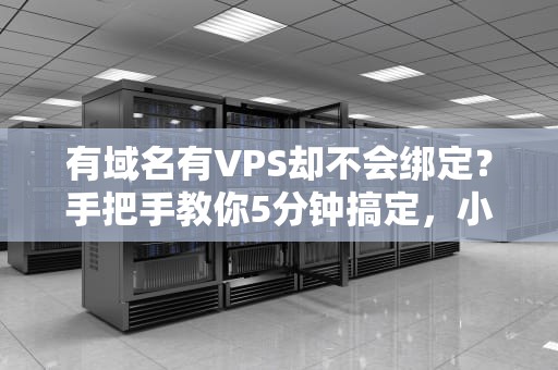 有域名有VPS却不会绑定？手把手教你5分钟搞定，小白也能变大神！
