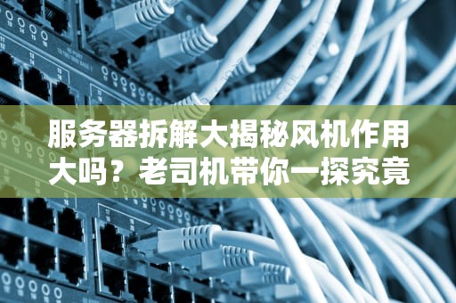 服务器拆解大揭秘风机作用大吗？老司机带你一探究竟！