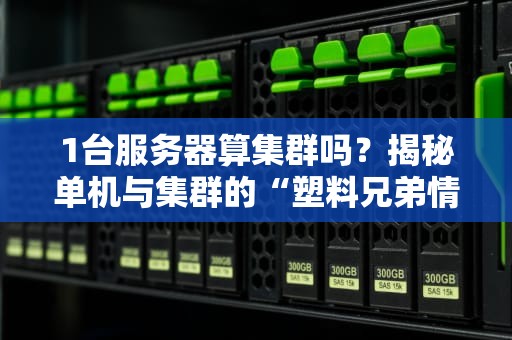 1台服务器算集群吗？揭秘单机与集群的“塑料兄弟情”