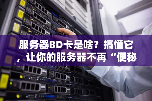 服务器BD卡是啥？搞懂它，让你的服务器不再“便秘”！
