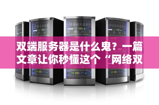 双端服务器是什么鬼？一篇文章让你秒懂这个“网络双面胶”！