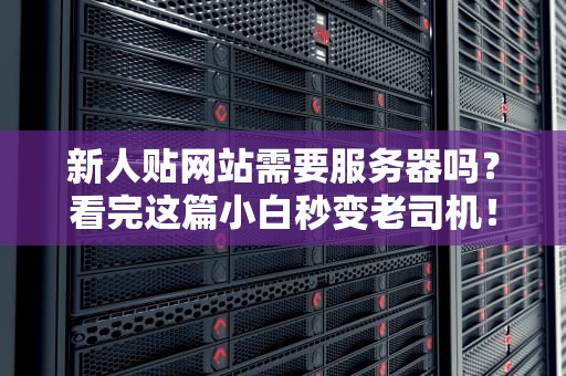 新人贴网站需要服务器吗？看完这篇小白秒变老司机！