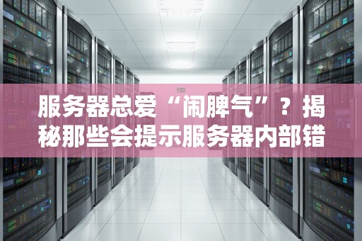 服务器总爱“闹脾气”？揭秘那些会提示服务器内部错误的坑爹操作！