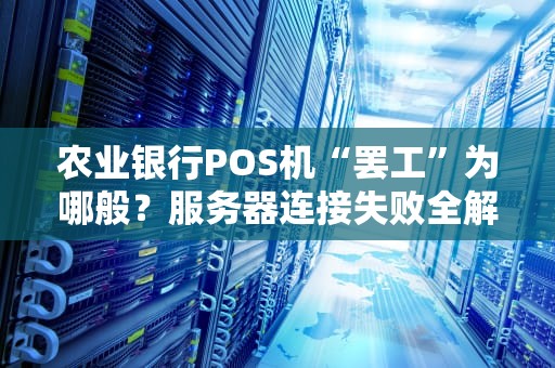 农业银行POS机“罢工”为哪般？服务器连接失败全解析+急救指南！