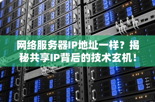 网络服务器IP地址一样？揭秘共享IP背后的技术玄机！