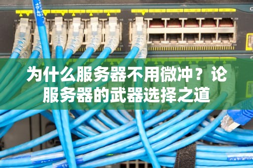 为什么服务器不用微冲？论服务器的武器选择之道