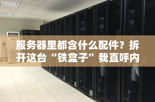服务器里都含什么配件？拆开这台“铁盒子”我直呼内行！