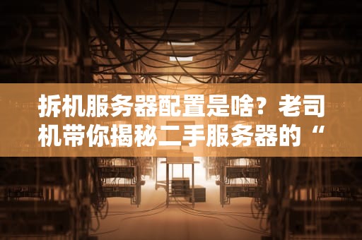 拆机服务器配置是啥？老司机带你揭秘二手服务器的“五脏六腑”！