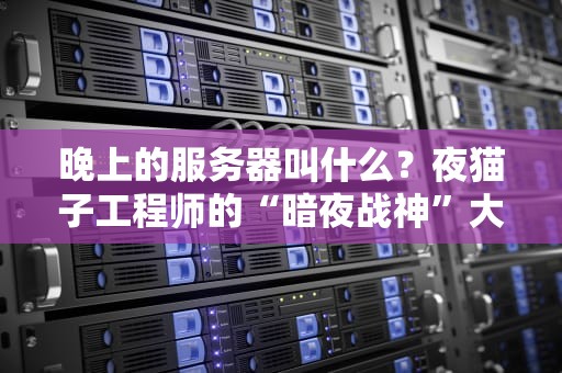 晚上的服务器叫什么？夜猫子工程师的“暗夜战神”大揭秘！