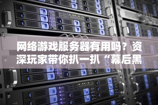 网络游戏服务器有用吗？资深玩家带你扒一扒“幕后黑手”的真相！