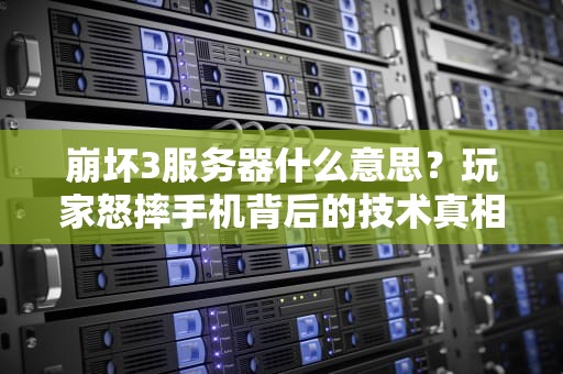 崩坏3服务器什么意思？玩家怒摔手机背后的技术真相！