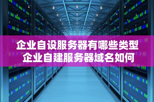 企业自设服务器有哪些类型 企业自建服务器域名如何备案