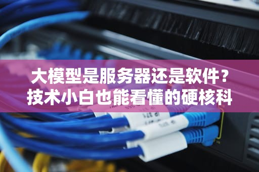 大模型是服务器还是软件？技术小白也能看懂的硬核科普！