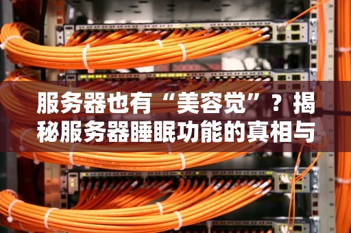 服务器也有“美容觉”？揭秘服务器睡眠功能的真相与妙用！
