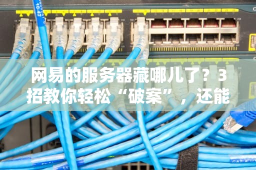 网易的服务器藏哪儿了？3招教你轻松“破案”，还能测速哦！