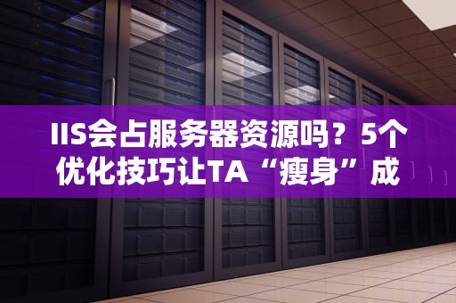 IIS会占服务器资源吗？5个优化技巧让TA“瘦身”成功！