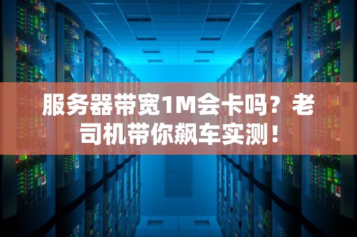服务器带宽1M会卡吗？老司机带你飙车实测！