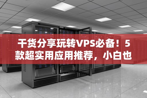 干货分享玩转VPS必备！5款超实用应用推荐，小白也能轻松上手