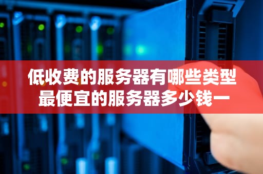 低收费的服务器有哪些类型 最便宜的服务器多少钱一个月