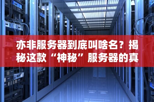 亦非服务器到底叫啥名？揭秘这款“神秘”服务器的真身与实力！