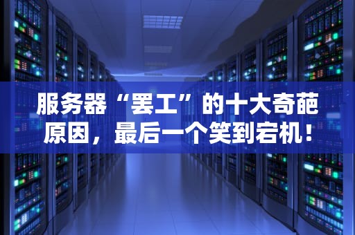 服务器“罢工”的十大奇葩原因，最后一个笑到宕机！