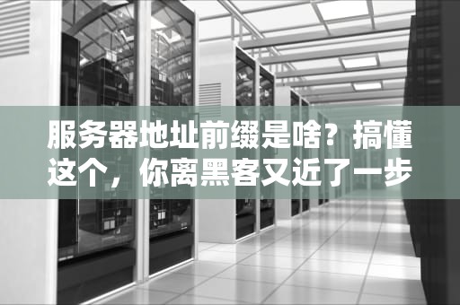 服务器地址前缀是啥？搞懂这个，你离黑客又近了一步！