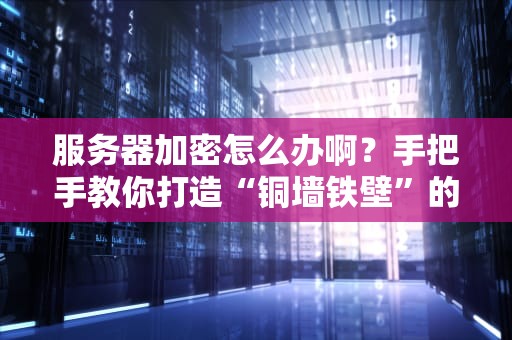 服务器加密怎么办啊？手把手教你打造“铜墙铁壁”的服务器安全防线！